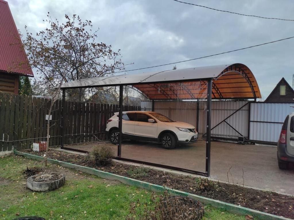 Прозрачные шторы ПВХ для навеса под автомобиль в Озерах